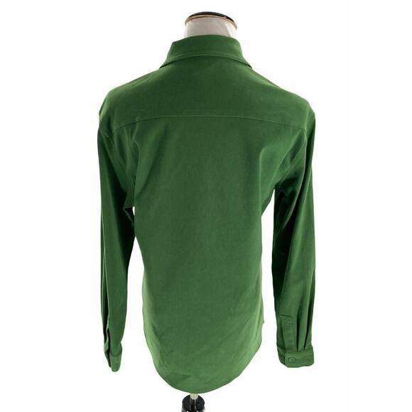 Casual Corner Shirt Jacket Womens Size Medium Long Sleeve Green Button Up Casual - Picture 3 of 6